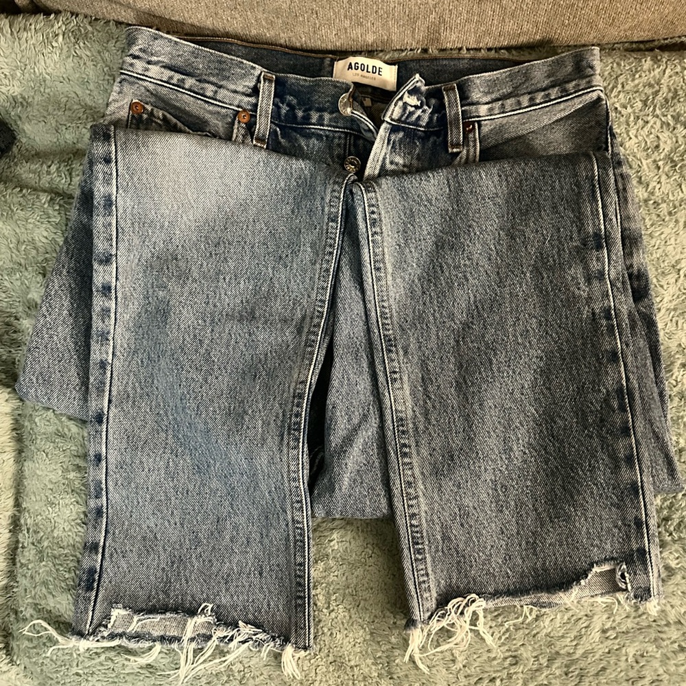 AGOLDE Riley Crop Jeans - raw hem - Picture 5 of 7